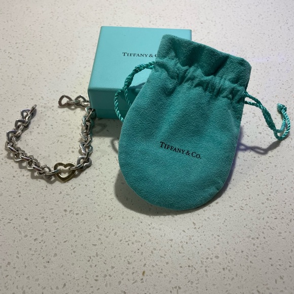 Tiffany two-tone heart bracelet